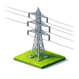 Power grid pylon